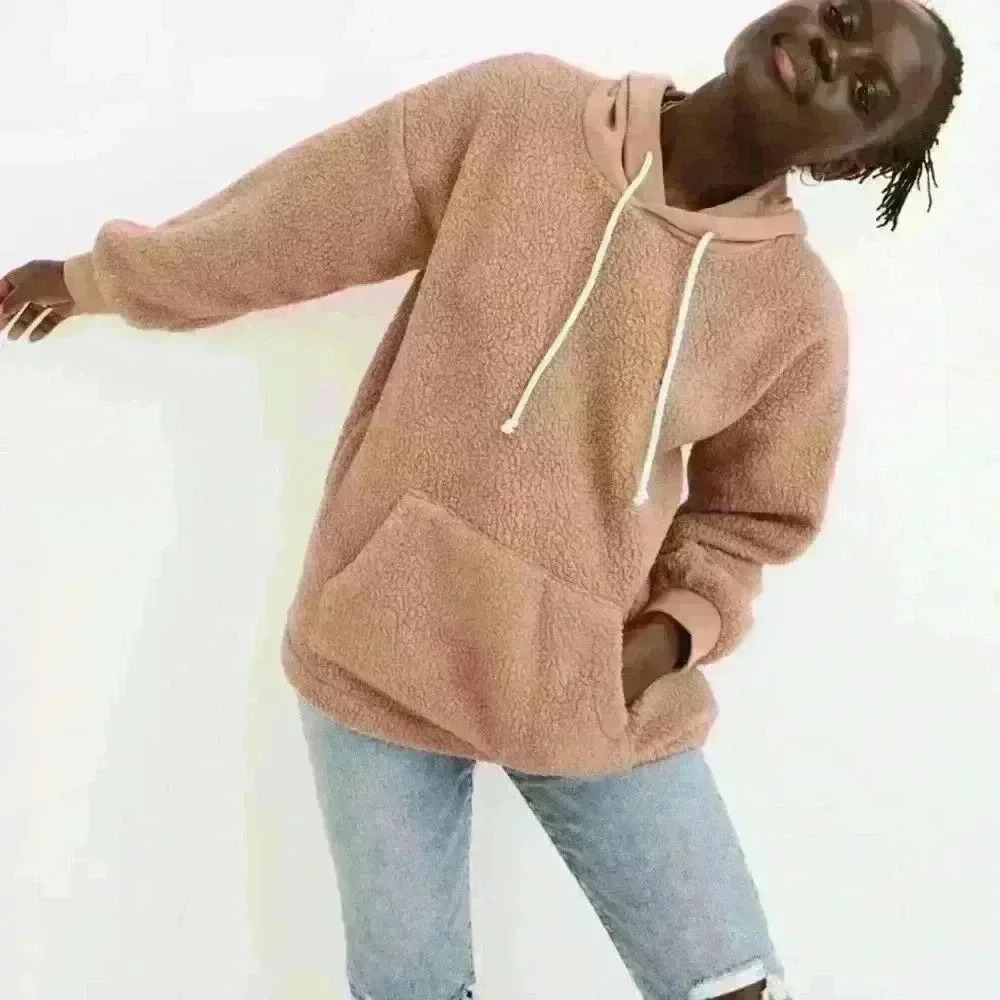 Madewell Teddy Bear Sweatshirt With Hood